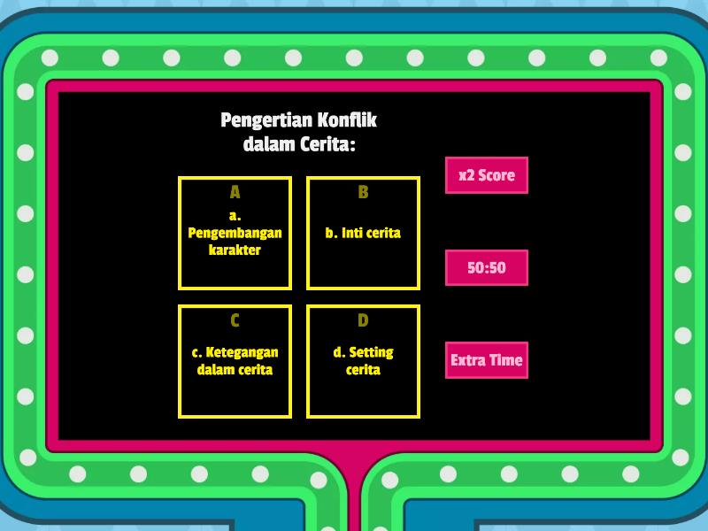 Latihan Soal Unsur Dalam Fiksi - Gameshow Quiz