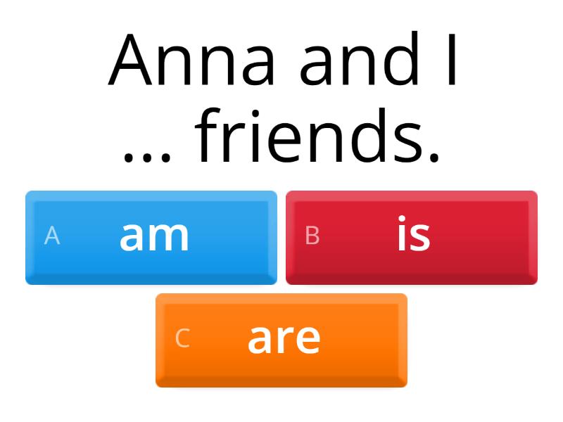 Am is are game new quiz