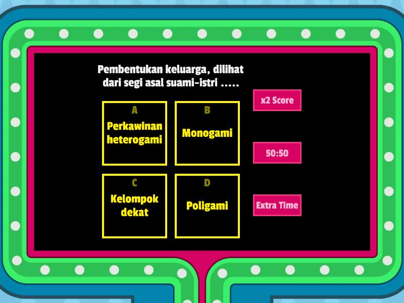 Lingkungan Sosial & Interaksi Sosial - Gameshow Quiz