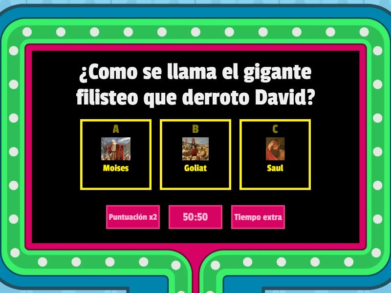 La vida de David - Gameshow quiz
