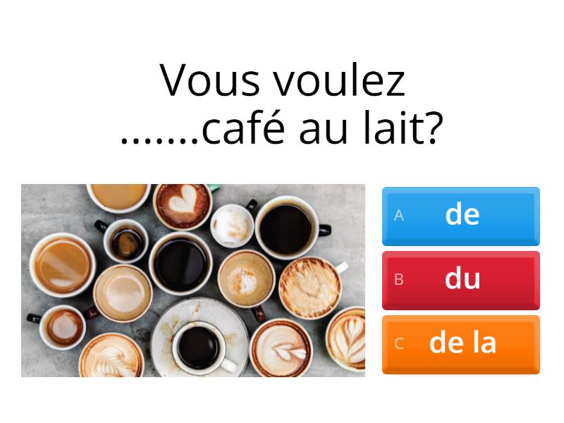 Les Articles Partitifs - Quiz