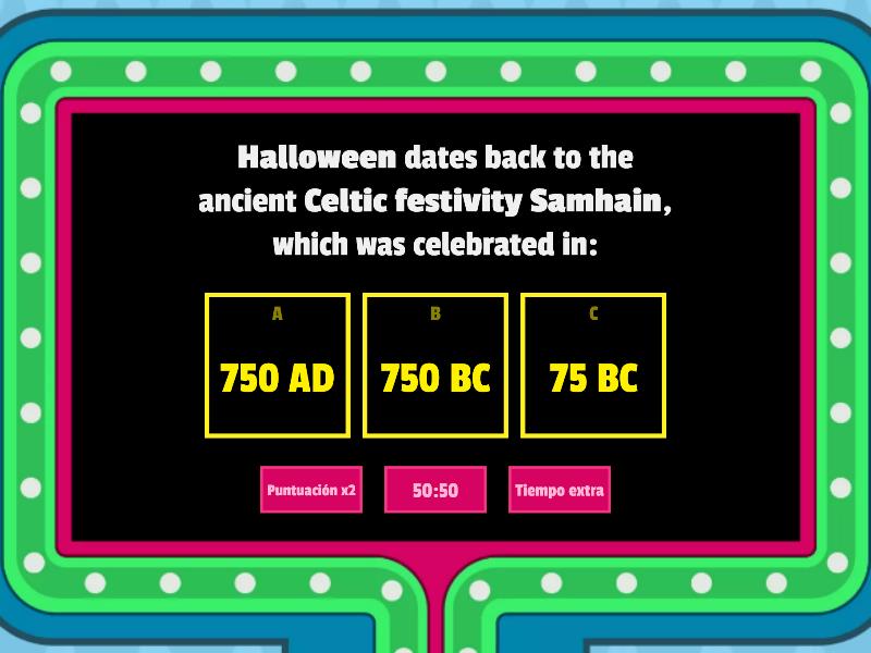 Where did Halloween come from? - Gameshow quiz