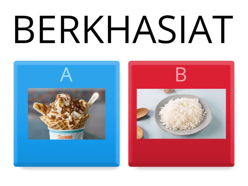 MAKANAN BERKHASIAT DAN TIDAK BERKHASIAT - Quiz