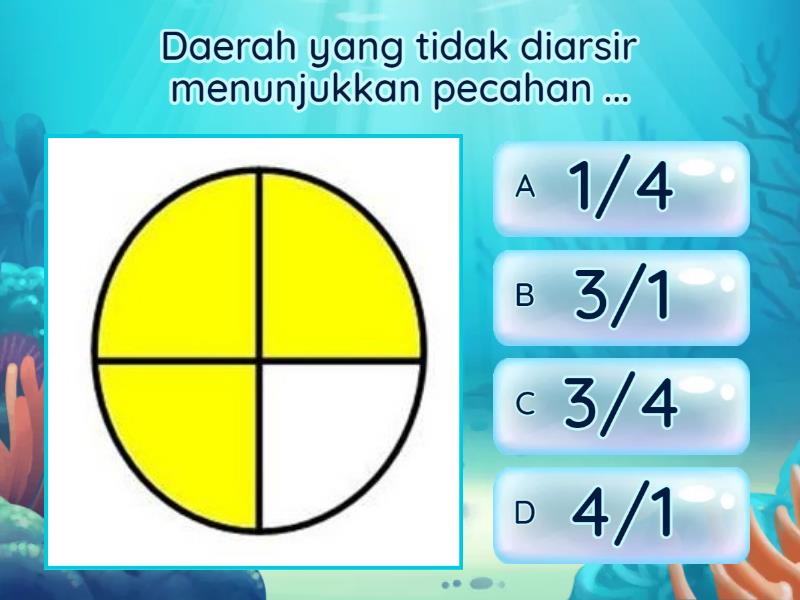 Kuis Pecahan - Quiz