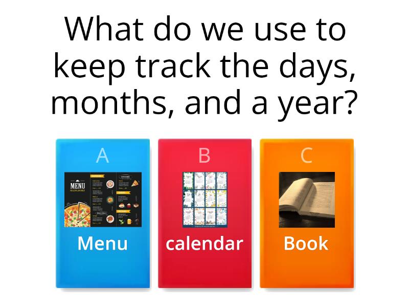 Calendar Quiz 