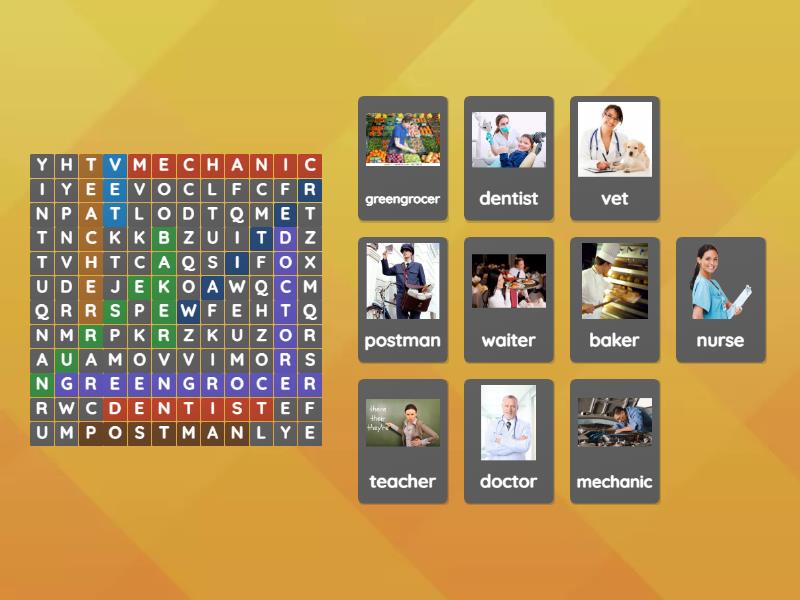 Spotlight 4 Module 3 Jobs 1 - Wordsearch
