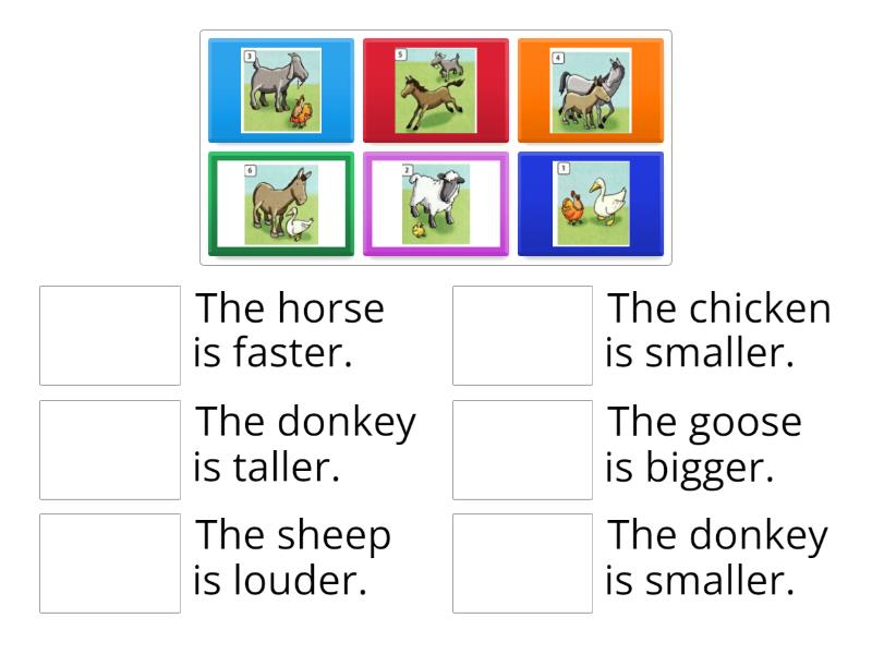 comparative - Match up