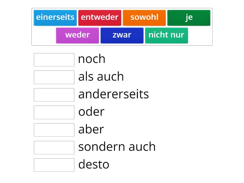 Zweiteilige Konnektoren (B2) - Match up