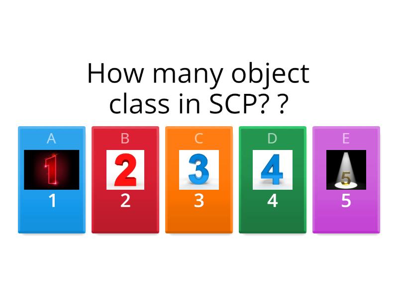 SCP V2 - Quiz