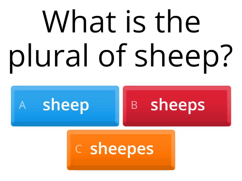 Plurals Quiz