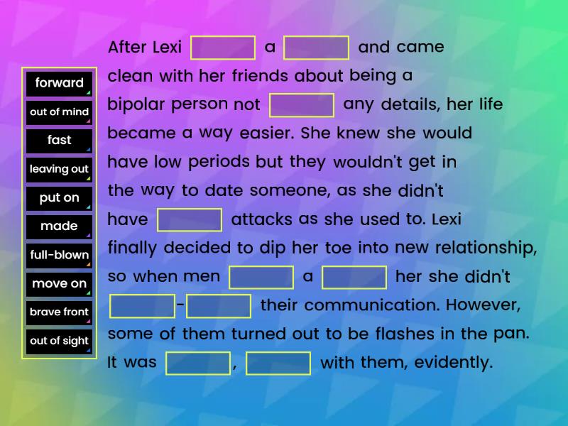 Episode 5 Task 1 - Complete the sentence