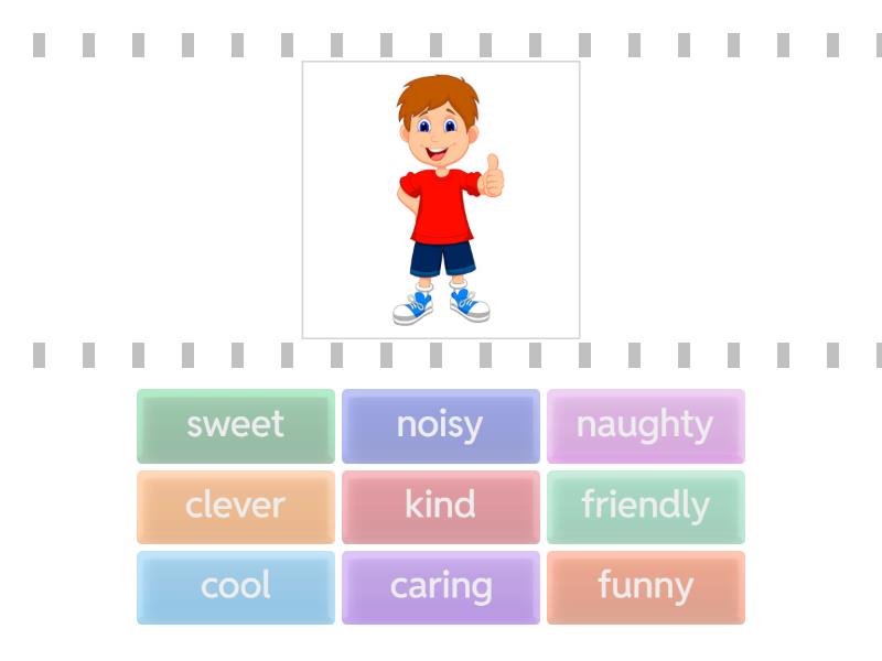 Spotlight 5 unit 4a adjectives - Find the match