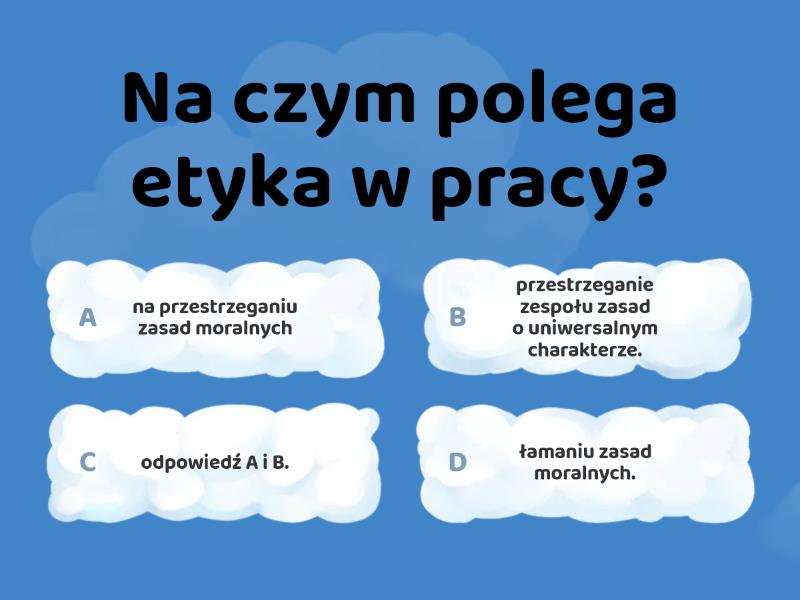 Etyka W Pracy - Quiz