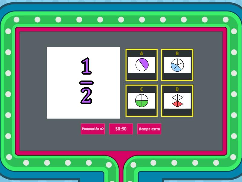Fracciones gameshow quiz