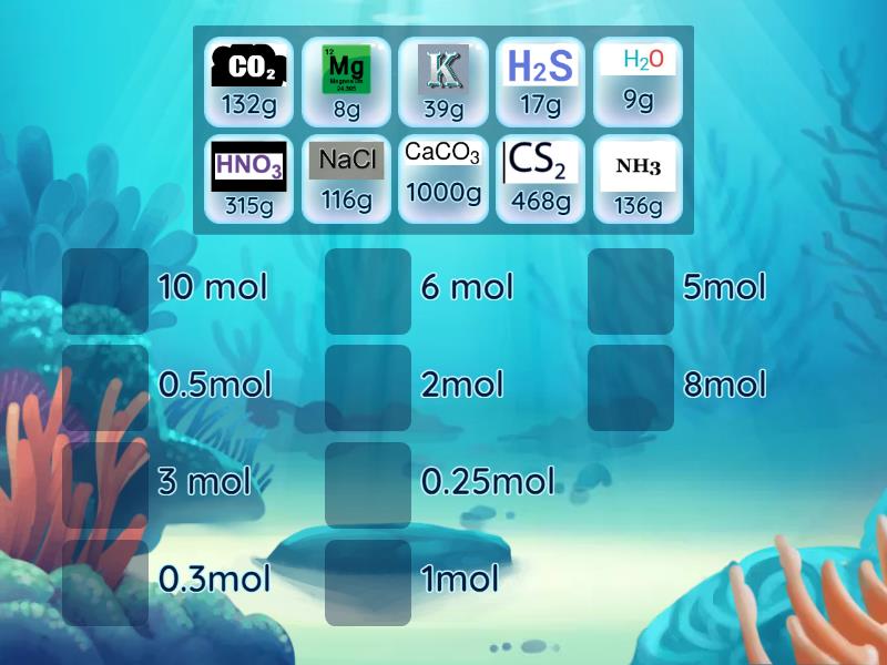 Mol culculation - Match up