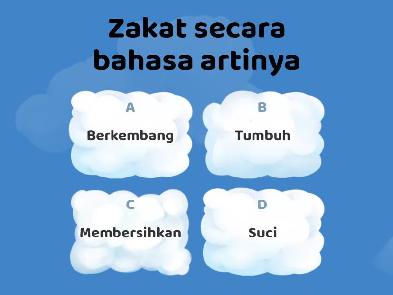 Zakat Fitrah Kelas 5 SD - Quiz