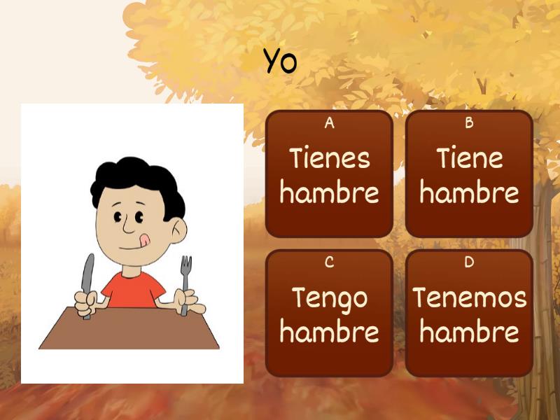 Verbo TENER - Quiz