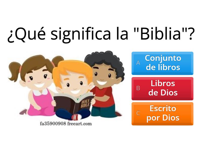 LA BIBLIA - Cuestionario