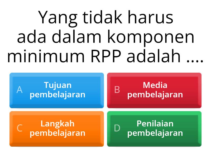 PEMBELAJARAN BERDIFERENSIASI - Quiz