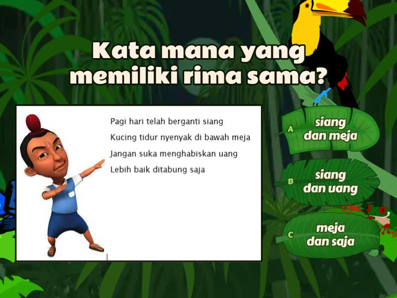 Rima Pada Pantun Quiz