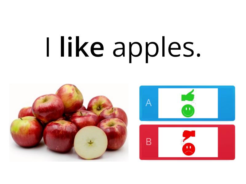 I don t like apple. I like Apples.