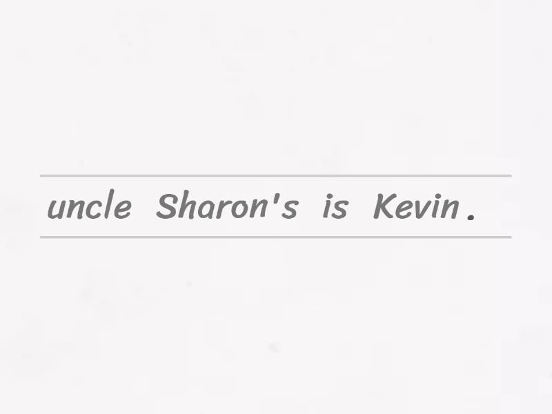 Put the words in order to make sentences. - Unjumble