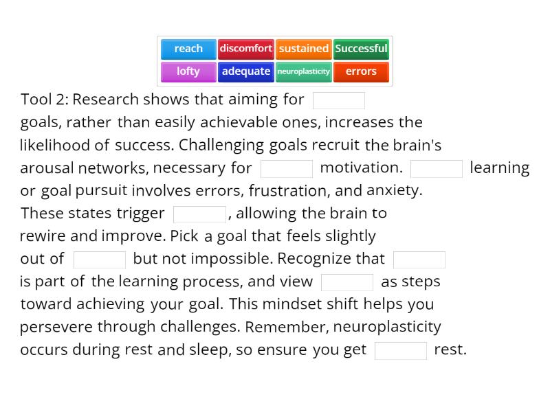 HubClub: How to Set & Achieve Your Goals (Part 1) - Complete the sentence