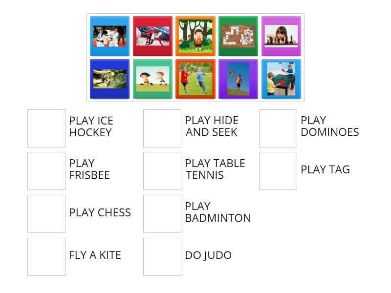 BEEHIVE 2- UNIT 6 - VOCABULARY - Une las parejas