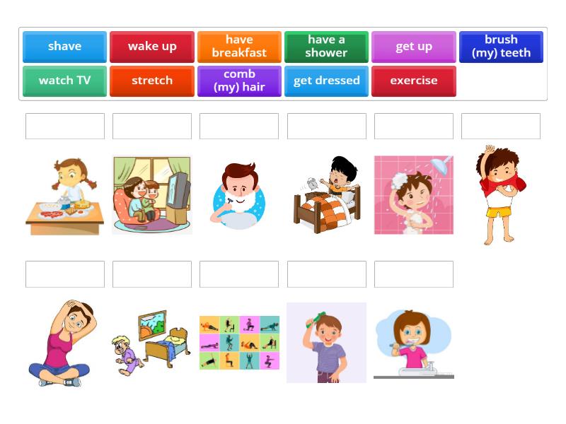 Morning Routine - Match up