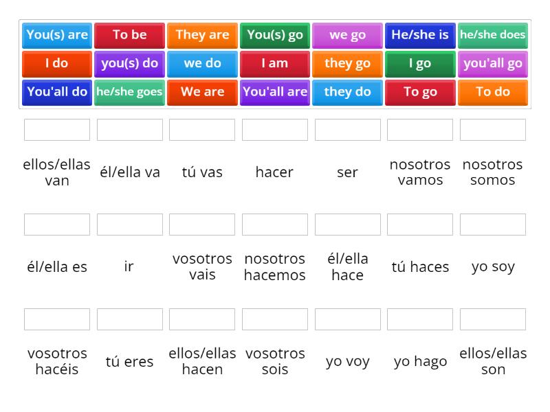 Verbos Irregulares En Presente Irhacerser Match Up 0944