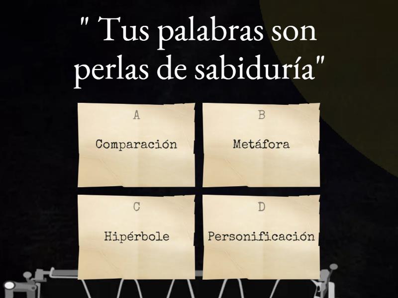 Figuras Literarias Quiz