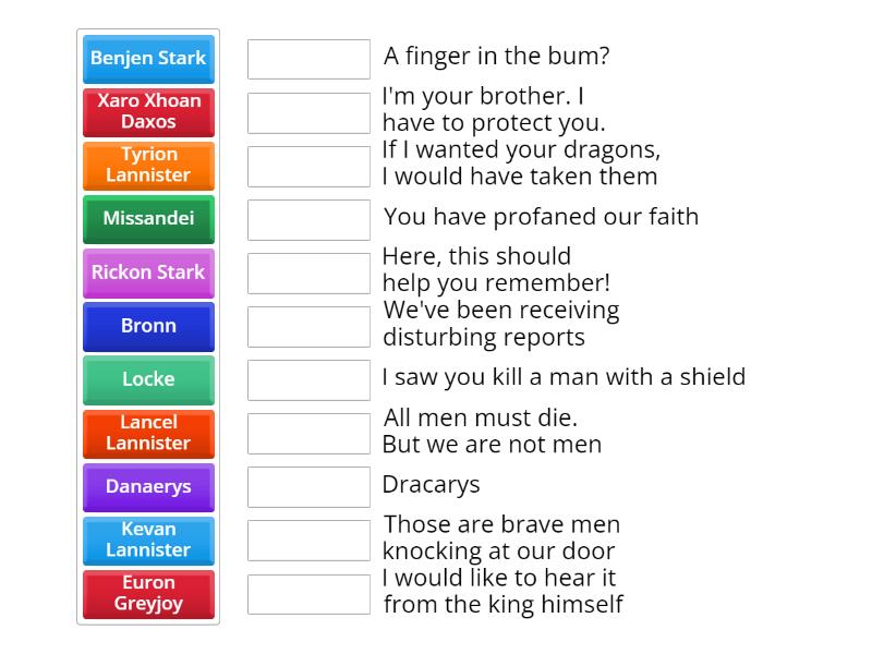 PGB Quote Match - Match up