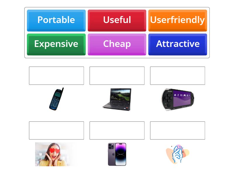 QUIZ DESCRIBING gadgets Level 3 2024 - Match up