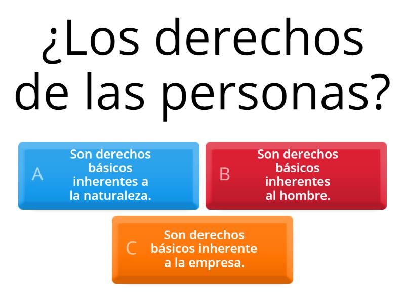 Los Derechos Humanos - Quiz