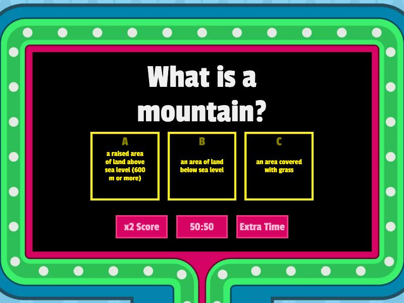 Geography Gameshow Quiz