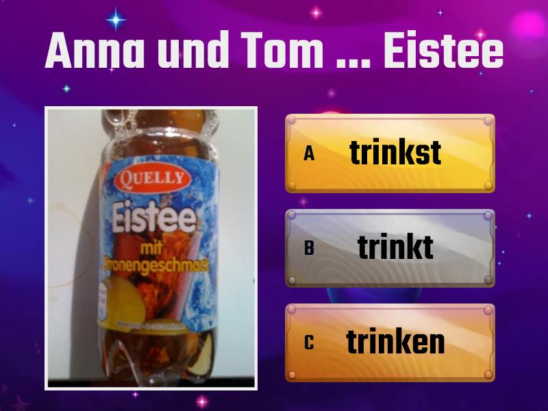 ESSEN Und TRINKEN Konjugation - Quiz