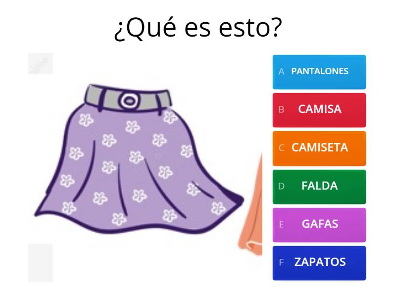 la ropa - Quiz