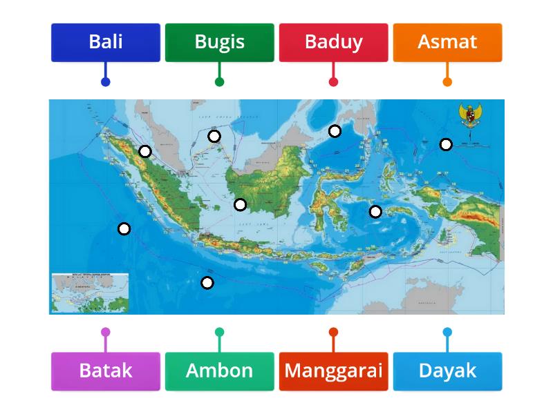 Mengenal Suku Bangsa Di Indonesia Labelled Diagram