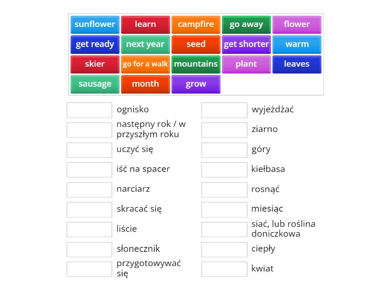 Hello Explorer 3 Unit 6 vocabulary - Associação