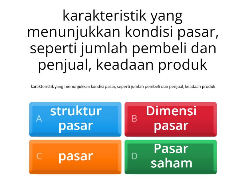 Struktur Pasar - Quiz