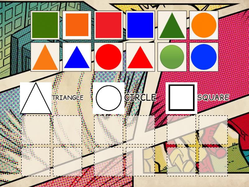 SHAPES GROUP SORT - Ordenar por grupo