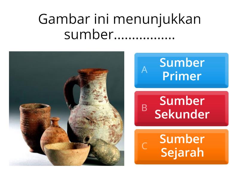 SEJARAH BAB 1 TINGKATAN 1 - Quiz