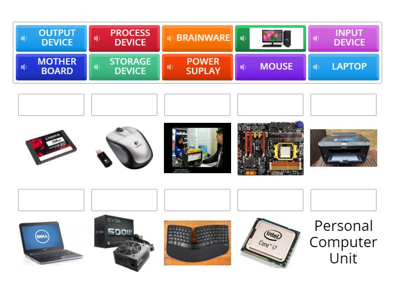 MENGENAL PERANGKAT HARDWARE - Match up