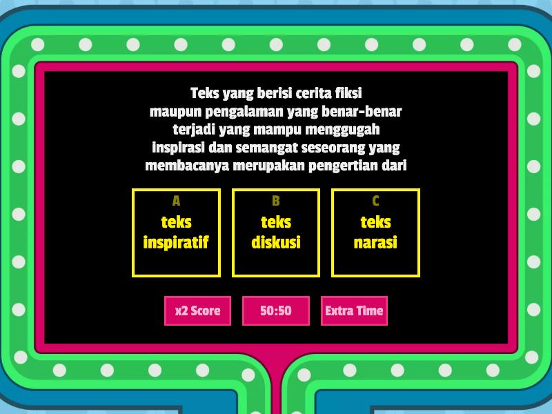 Teks Inspiratif - Gameshow Quiz