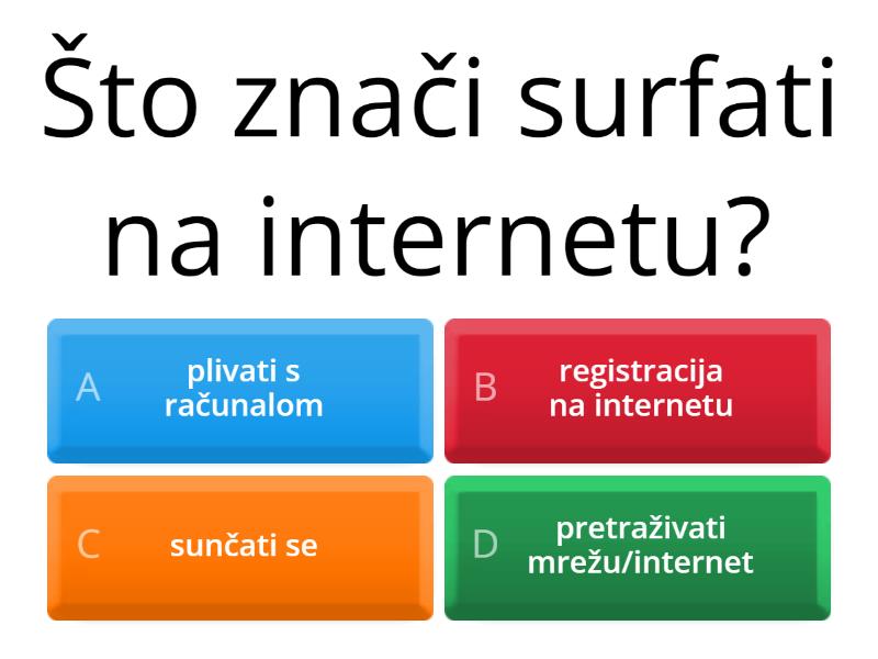 tvoja privatnost i osobni podaci na internetu - Quiz
