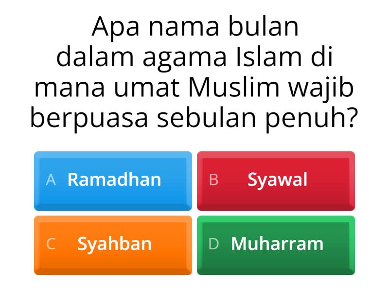 Puasa - Quiz