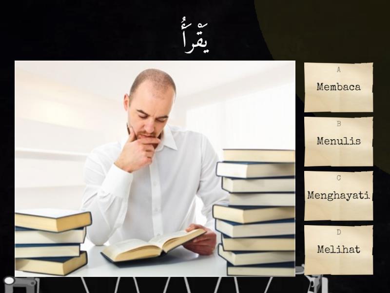 الكَلِمَاتُ(الفِعْلُ) Pilih Jawapan Yang Sesuai. - Quiz