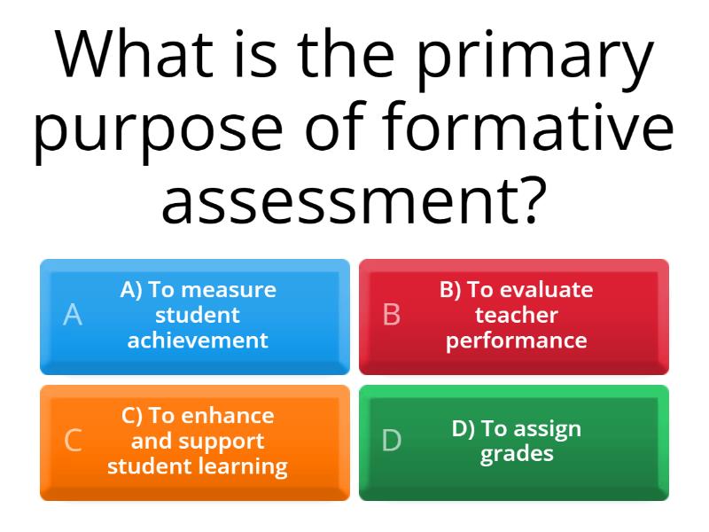 Assessment - Quiz