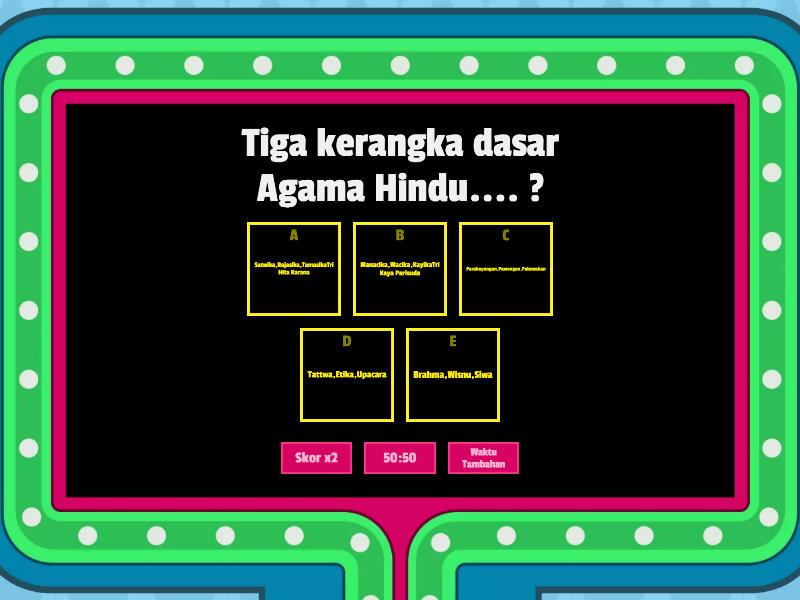 Asesmen Diagnostik Awal - Gameshow Quiz