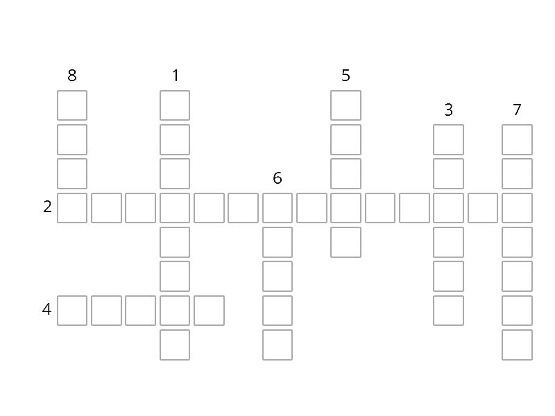 Zahodna Evropa - Crossword